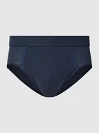Majtki męskie - Slipy o kroju comfort fit z obszyciem w kontrastowym kolorze - miniaturka - grafika 1