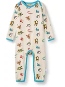 Pajacyki dla niemowląt - Småfolk Rampers "Ulm" w kolorze kremowym - miniaturka - grafika 1