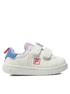 Buty dla dziewczynek - Fila Sneakersy Crosscourt 2 Nt Patch Velcro Tdl FFK0183 Biały - miniaturka - grafika 1