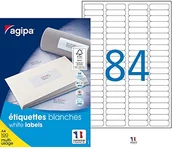 Etykiety do drukarek - APLI 102165 folie do kopiowania etykiety 8400 pomoc kuchenna A4 46 x 11,1 mm - miniaturka - grafika 1