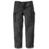 Spodnie męskie - spodnie bojówki MOLESKINHOSE PREWASH SCHWARZ-7 - miniaturka - grafika 1