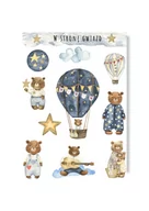 Scrapbooking - Naklejki z misiem dla dziecka do albumu metryczki - miniaturka - grafika 1