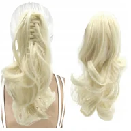 Ozdoby do włosów - Włosy Syntetyczne Doczepiane Kucyk na Klipsie 35 cm Clip In Jak Naturalne - miniaturka - grafika 1