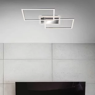 Briloner Lampa sufitowa LED Frame 2-pkt. CCT, aluminium - Lampy sufitowe - miniaturka - grafika 1