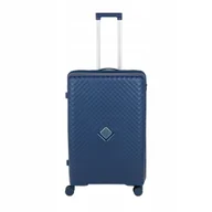 Walizki - Walizka podróżna średnia niebieska, z PP, na kółkach Wowbag 7900 M - miniaturka - grafika 1