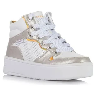 Buty do chodzenia dla dzieci Skechers Court High shine Kic - Buty dla dziewczynek - miniaturka - grafika 1