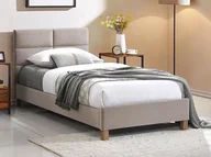 Łóżka - Łóżko Sierra Velvet 90X200 Dąb / Beż Bluvel 28 - miniaturka - grafika 1
