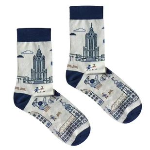 Skarpetki Warszawa Trasa Spacerowa-42-46 - Skarpetki damskie - miniaturka - grafika 1