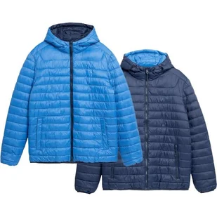 Kurtka puchowa dwustronna męska 4FAW23TDJAM242 4F - Kurtki i kamizelki sportowe męskie - miniaturka - grafika 1