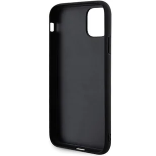 Karl Lagerfeld KLHCN613DRKINK iPhone 11 / Xr 6.1" czarny/black hardcase Rubber Ikonik 3D - Etui i futerały do telefonów - miniaturka - grafika 7