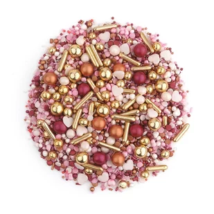 Posypka cukrowa Rose Gold Słodki Bufet 90 g - Dodatki do ciast w proszku - miniaturka - grafika 1