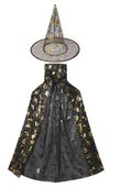 Dodatki do strojów karnawałowych - PELERYNA Z KAPELUSZEM NA HALLOWEEN - miniaturka - grafika 1