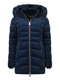 Geographical Norway Płaszcz pikowany "Bilove" w kolorze granatowym - Kurtki damskie - miniaturka - grafika 1