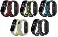 Akcesoria do smartwatchy - ZESTAW 5x OPASKA DO XIAOMI MI BAND 5 6 7 PASEK - miniaturka - grafika 1