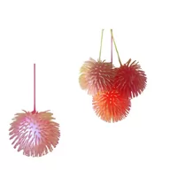 Zabawki zręcznościowe - GNIOTEK WŁOCHATY Z WŁOSAMI ZE ŚWIATŁEM LED BRELOK YOYO - miniaturka - grafika 1