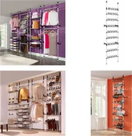 Szafki na buty - vidaXL Teleskopowy stojak na buty z aluminiowymi słupkami - Stojak na buty - Stojaki na buty - Teleskopowy stojak na buty - Teleskopowe stojaki na buty - miniaturka - grafika 1