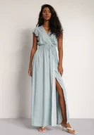 Sukienki - Miętowa Sukienka Karmay - Renee - miniaturka - grafika 1