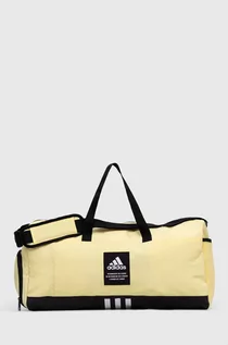 Torby podróżne - adidas Performance torba sportowa kolor żółty - grafika 1