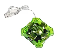 Huby USB - Esperanza Esperanza HUB 4 PORTY USB 2.0 EA150G ZIELONY EA150G - miniaturka - grafika 1