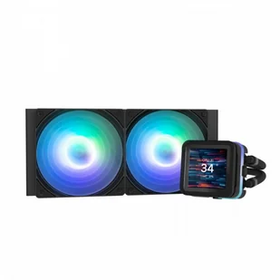 Zalman Chłodzenie procesora ALPHA2 DS A24 BL 240 mm CPU Liquid Cooler ALPHA2 DS A24 Black - Chłodzenie procesora - miniaturka - grafika 1