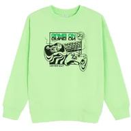 Bluzki dla chłopców - Cool Club, Bluzka chłopięca z długim rękawem, zielona - miniaturka - grafika 1