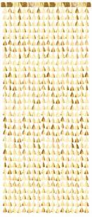 Kurtyna Choinki metaliczna złota - 100 x 245 cm - Sylwester - miniaturka - grafika 1