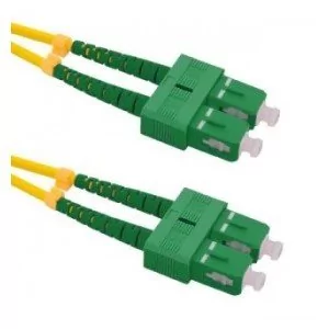 Qoltec Duplex SC/APC-SC/APC 9/125m 3m 54008 - Patchcordy - miniaturka - grafika 1