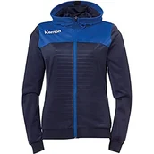 Kurtki damskie - Kempa Emotion 2.0 damska kurtka z kapturem, granatowa/Royal, XXL - miniaturka - grafika 1