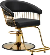 Fotele fryzjerskie - Activeshop Hair System fotel fryzjerski Lille złoto czarny - miniaturka - grafika 1