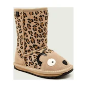 Buty dla dziewczynek - EMU Australia Śniegowce Cheetah skóra - miniaturka - grafika 1