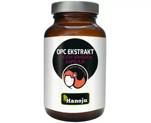 HANOJU Deutschland GmbH OPC ekstrakt z pestek winogron 400mg - Przeciw starzeniu - (150 kapsułek) Hanoju - Serce i układ krążenia - miniaturka - grafika 1