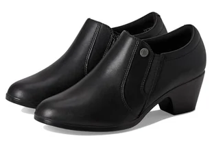 Clarks Damskie czółenka Emily2 Reyna, Czarna skóra, 38 EU - Czółenka - miniaturka - grafika 1