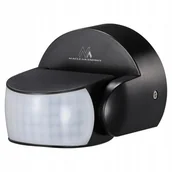 Akcesoria do oświetlenia - Czujnik ruchu Pir Maclean, na podczerwień, IP65, czarny, zasięg 12m, max. - miniaturka - grafika 1