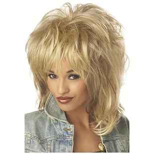 TEMU Hairjoy Soul Krótka Blond Syntetyczna Peruka z - Odporna na Ciepło, Regulowana Metalowa Baza dla Kobiet, Kostium Karnawałowy Halloween, - Pozostałe akcesoria fryzjerskie - miniaturka - grafika 1