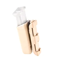 Pistolety ASG - Etui obrotowe plastikowe MH-44 na magazynek 9 mm Luger, khaki - miniaturka - grafika 1