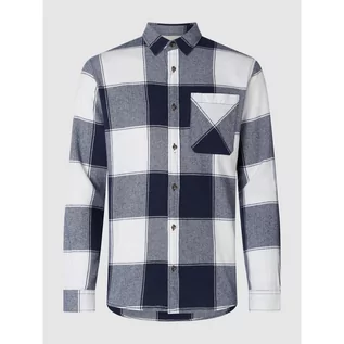 Koszule męskie - Koszula flanelowa o kroju comfort fit z bawełny model Owen - Jack & Jones - grafika 1