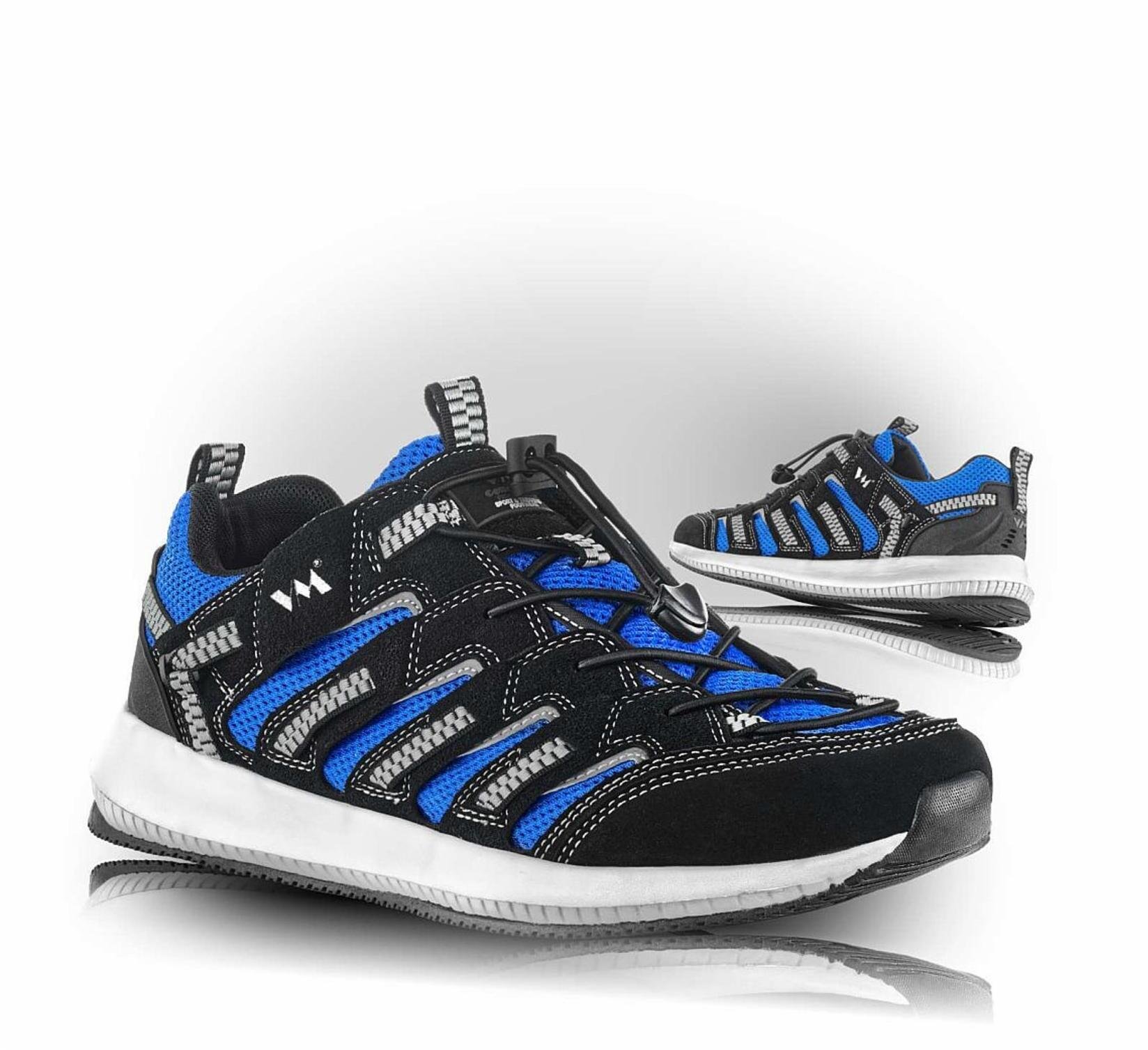 Buty trekkingowe męskie VM Footwear - LUSAKA półbuty outdoor niebieski 37