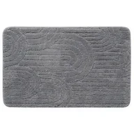 Dywaniki łazienkowe - Dywanik łazienkowy RIST 80 x 50 cm szary - miniaturka - grafika 1
