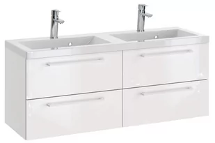 Szafka z Umywalką ROSEN 120 cm DUO - Uchwyt Biały - Szafki łazienkowe - miniaturka - grafika 1
