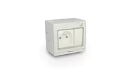 Gniazdka elektryczne - Elektro-Plast opatÓwek Gniazdo pojedyncze + Łącznik pojedynczy natynkowy GPWPN IP55 AQUA55 55.25 55.25 - miniaturka - grafika 1