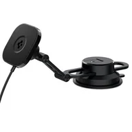 Uchwyty samochodowe do telefonów - ﻿Uchwyt samochodowy z ładowarką bezprzewodową Spigen OneTap Pro 3 Black Dash - miniaturka - grafika 1