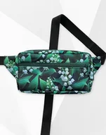 Nerki - Nerka prostokątna kwiaty kwiatki konwalie zielona - miniaturka - grafika 1