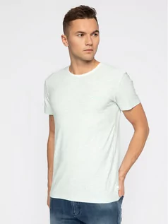 Koszulki męskie - Quiksilver T-Shirt EQYKT03961 Zielony Modern Fit - grafika 1