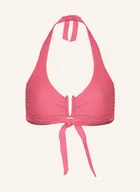 Stroje kąpielowe - Heidi Klein Góra Od Bikini Wiązana Na Szyi Tulum pink - miniaturka - grafika 1