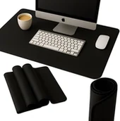 Akcesoria do komputerów stacjonarnych - Podkładka Pod Myszkę Mysz Laptopa Na Biurko Gamingowa Czarna 100 cm x 50 cm - miniaturka - grafika 1