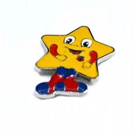 Magnesy - MAGNES NA LODÓWKĘ GWIAZDKA RÓŻNE KOLORY - miniaturka - grafika 1