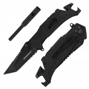 Dominator Nóż Składany "2-28 Edc" Krzesiwo Czarny - Noże - miniaturka - grafika 1