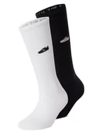 Skarpetki męskie - adidas Originals Skarpety w 2-paku Mężczyźni czarny|biały jednolity, M - miniaturka - grafika 1