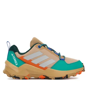 Trekkingi adidas Terrex Ax4r JQ0632 Brązowy - Buty trekkingowe dziecięce - miniaturka - grafika 1