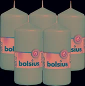 Świece - Świeca pieńkowa walec BOLSIUS 33H 12CM 5szt. CHABROWY NIEBIESKI - miniaturka - grafika 1